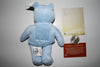 IT'S A BOY Plush Bear & It’s a Boy JFK Kennedy Half Dollar Colorized US Coin