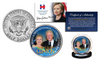 HILLARY & BILL CLINTON Democrat Presidential Campaign Official U.S. 2016 JFK Kennedy Half Dollar Coin