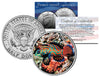 MANDARIN FISH - Tropical Fish Series - JFK Kennedy Half Dollar U.S. Colorized Coin