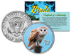 BARN OWL Collectible Birds JFK Kennedy Half Dollar Colorized U.S. Coin