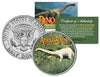 APATOSAURUS Collectible Dinosaur JFK Kennedy Half Dollar Colorized Coin BRONTOSAURUS