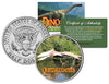 QUETZALCOATLUS Collectible Dinosaur JFK Kennedy Half Dollar Colorized Coin PTEROSAUR