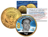 YOGI BERRA Baseball Legends JFK Kennedy Half Dollar 24K Gold Plated US Coin