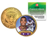 ADRIAN PETERSON JFK Kennedy Half Dollar 24K Gold Plated U.S. Coin MINNESOTA VIKINGS