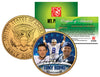 TONY ROMO Colorized JFK Kennedy Half Dollar 24K Gold Plated US Coin DALLAS COWBOYS