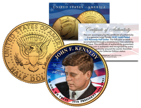 Set Collezionabile Di 23 Monete Da Mezzo Dollaro USA JFK Set Collezionabile Di 23 Monete Da Mezzo Dollaro USA JFK