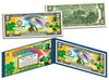 LEPRECHAUN - Four Leaf Clover - Colorized U.S. $2 LUCKY BILL - St Patrick's Day