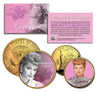 LUCILLE BALL 100th Birthday NY Quarter & JFK Half Dollar 2-Coin Set I LOVE LUCY 24K Gold Plated - Officially Licensed