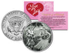 I Love Lucy - Hawaiian Vacation - JFK Kennedy Half Dollar US Coin - Lucille Ball - Officially Licensed