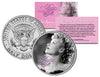 Lucille Ball - I Love Lucy Profile - JFK Kennedy Half Dollar US Coin - Officially Licensed