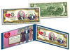 I LOVE LUCY Legal Tender U.S. Colorized $2 Bill - OFFICIALLY LICENSED - Lucille Ball