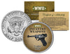 LUGER PO8 - WWII Infantry Weapons - JFK Kennedy Half Dollar U.S. Coin