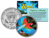 MACAW Collectible Birds JFK Kennedy Half Dollar Colorized US Coin