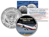 MALAYSIA AIRLINES FLIGHT 370 In Memoriam JFK Kennedy Half Dollar Colorized Coin