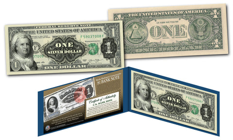 1882 Series Alexander Hamilton $1,000 Gold Certificate designed on a New Modern Genuine U.S. $2 Bill