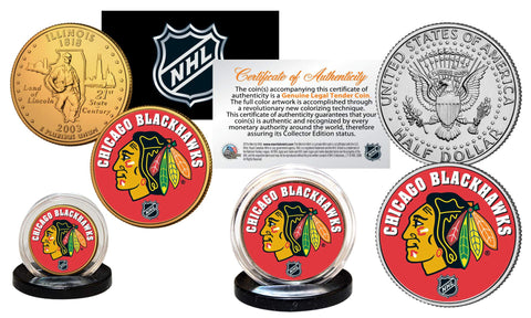 BUFFALO SABRES NHL Hockey JFK Kennedy Half Dollar U.S. Coin - Officially Licensed