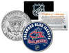 COLUMBUS BLUE JACKETS NHL Hockey JFK Kennedy Half Dollar U.S. Coin - Officially Licensed