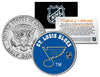 ST. LOUIS BLUES NHL Hockey JFK Kennedy Half Dollar U.S. Coin - Officially Licensed