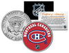MONTREAL CANADIENS NHL Hockey JFK Kennedy Half Dollar U.S. Coin  - Officially Licensed
