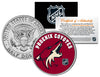PHOENIX COYOTES NHL Hockey JFK Kennedy Half Dollar U.S. Coin - Officially Licensed