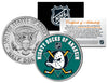 ANAHEIM DUCKS NHL Hockey JFK Kennedy Half Dollar U.S. Coin - Officially Licensed