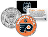 PHILADELPHIA FLYERS NHL Hockey JFK Kennedy Half Dollar U.S. Coin - Officially Licensed