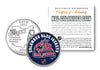 COLUMBUS BLUE JACKETS NHL Hockey Ohio Statehood Quarter U.S. Colorized Coin - Officially Licensed