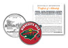 MINNESOTA WILD NHL Hockey Minnesota Statehood Quarter U.S. Colorized Coin - Officially Licensed