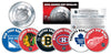 THE ORIGINAL SIX Teams NHL Royal Canadian Mint Medallions 6-Coin Set - Officially Licensed