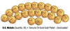 Lot of 20 Nickels Uncirculated U.S. Coins GENUINE 24K GOLD PLATED Five Cents