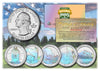 2010 America The Beautiful HOLOGRAM Quarters U.S. Parks 5-Coin Set with Capsules