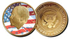 Lot of 2 BARACK OBAMA 2009 Commemorative Coin 24K Gold Plated plus 44-Card Set