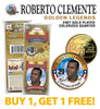 ROBERTO CLEMENTE Golden Legends 24K Gold Plated State Quarter US Coin - BUY 1 GET 1 FREE - bogo