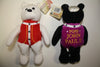 Pair of POPE JOHN PAUL II PLUSH BEARS each with Canonization 24K Gold State Quarter