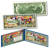 Peanuts HAPPY NEW YEAR Charlie Brown Officially Licensed U.S. Genuine Legal Tender U.S. $2 Bill with Certificate & Display Folio