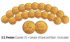 Lot of 20 - Uncirculated Genuine Coins 24K GOLD Plated 2016 U.S. LINCOLN SHIELD PENNIES - Lot of 20