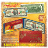 24KT GOLD 2019 Chinese New Year - YEAR OF THE PIG - Legal Tender U.S. $2 BILL - Limited & Numbered of 888 - $2 Lucky Money ***SOLD OUT***
