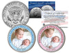 PRINCE GEORGE & PRINCESS CHARLOTTE Colorized 2015 JFK Kennedy Half Dollar U.S. 2-Coin Set