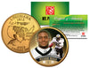 REGGIE BUSH Colorized Louisiana Statehood US Quarter 24K Gold Plated Coin ROOKIE - Officially Licensed