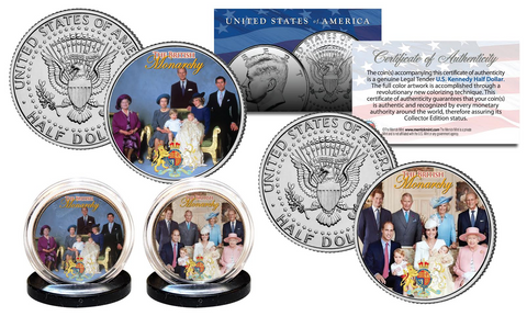 DESMOND TUTU - 1984 NOBEL PEACE PRIZE - Colorized JFK Kennedy Half Dollar U.S. Coin