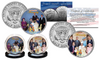 THE BRITISH MONARCHY * Princess Diana & The Royal Family * THEN & NOW U.S JFK Kennedy Half Dollar 2-Coin Set