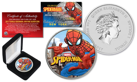 2017 New Zealand Mint Niue 1 oz Pure Silver Colorized Americana Mickey Steamboat Willie BU Coin