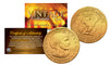 Susan B. Anthony U.S. Dollar Coin 24K GOLD Plated with Coin Capsule and COA