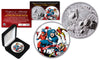 2018 1 oz Pure Silver Tuvalu Marvel Comics THOR Coin Limited & Numbered of 218 - AVENGER CAPTAIN AMERICA