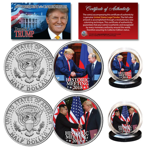 JEB BUSH FOR PRESIDENT 2016 Colorized JFK Kennedy Half Dollar U.S. Coin Political CAMPAIGN