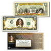 HARRIET TUBMAN Women's Suffrage Movement Official Genuine Legal Tender U.S. $2 Bill * WORLD RELEASE *