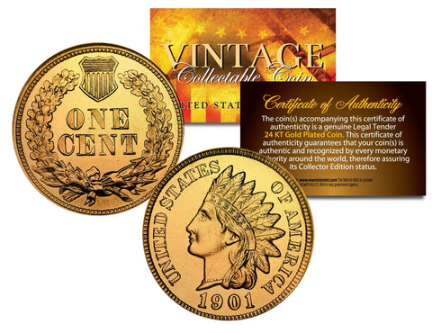 1930's Original Indian Head Buffalo Nickel *FULL DATES*  Set of 3 Rare Metal Versions (Black Ruthenium, Silver, 24K Gold)