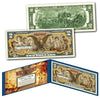 WILD WEST Outlaws Gunslingers Old West Black Eagle Butch Cassidy Buffalo Bill Genuine Legal Tender U.S. $2 Bill