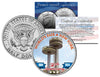 WORLD'S FAIR - 50th Anniversary - NEW YORK 1964-2014 Observation Towers JFK Half Dollar Coin