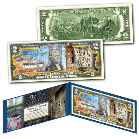 GERMANY - Official Flags of the World Genuine Legal Tender U.S. $2 Two-Dollar Bill Currency Bank Note